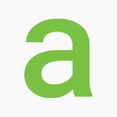 Design shows a sharp, clear render of a lowercase a