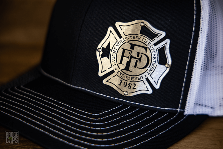 FFD BadgeCaps Fire Department Custom unique apparel