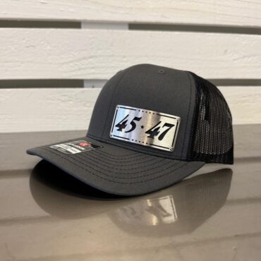 Trump 45 & 47 Metal Hat