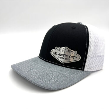 Atlantic City Truck Meet Black White Heather Grey Hat