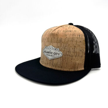 Atlantic City Truck Meet Cork Black Flat Bill Hat
